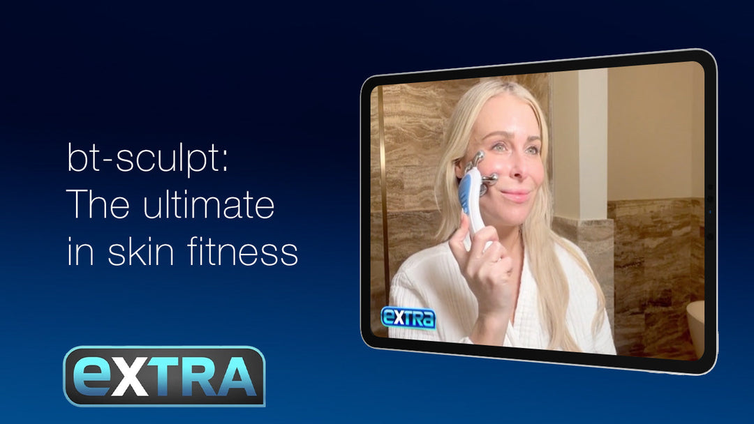 EXTRA chooses the bt-sculpt for on-air tip on Red Carpet Glow-Ups!