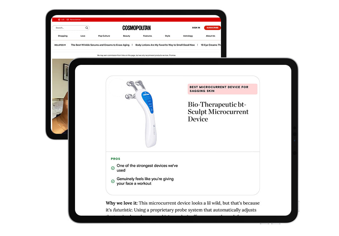 Cosmopolitan Editor chooses bt-sculpt, "The One that I Love When I Really Want to Take Things to the Next Level!"