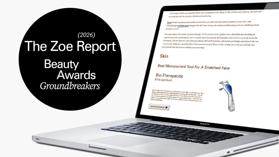 bt-sculpt GEN2 wins The Zoe Report Beauty Groundbreakers 2026 award