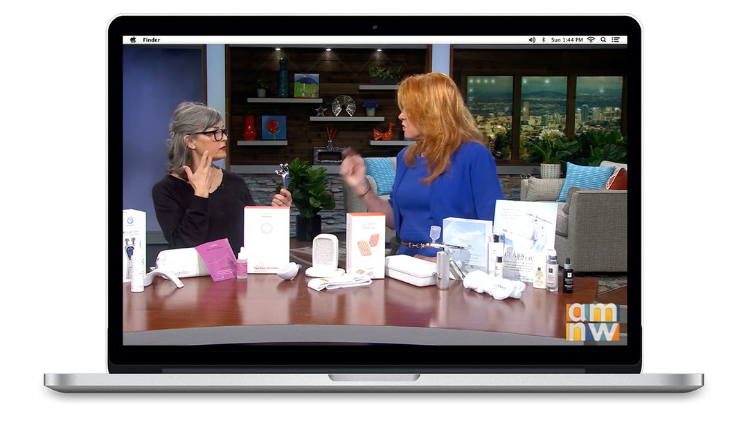 bt-sculpt GEN2 featured on  AM Northwest "Get Your Skin Glowing for Spring!"