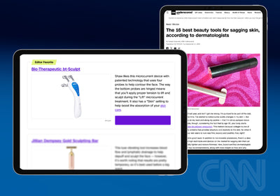 CNN names bt-sculpt one of the "16 Best Beauty Tools for Sagging Skin, According to Dermatologists"