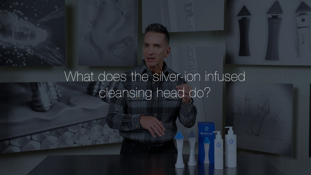 bt-sonic GEN2 FAQ: What does the silver-ion infused cleansing head do?