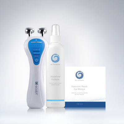 bt-sculpt + Aquafuse Hydrate + Hyaluronic Repair Eye Masque