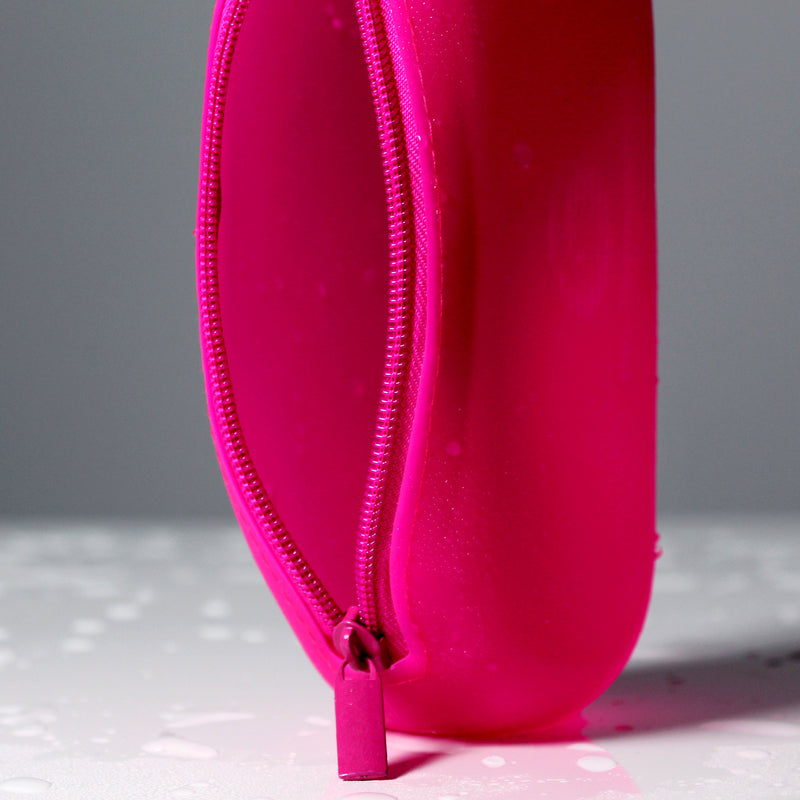 Pink Silicone Carry Bag